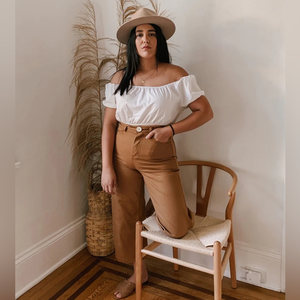 Whimsey and Row tan Flora pant